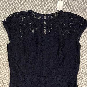 Gorgeous Banana Republic navy lace dress. NWT—